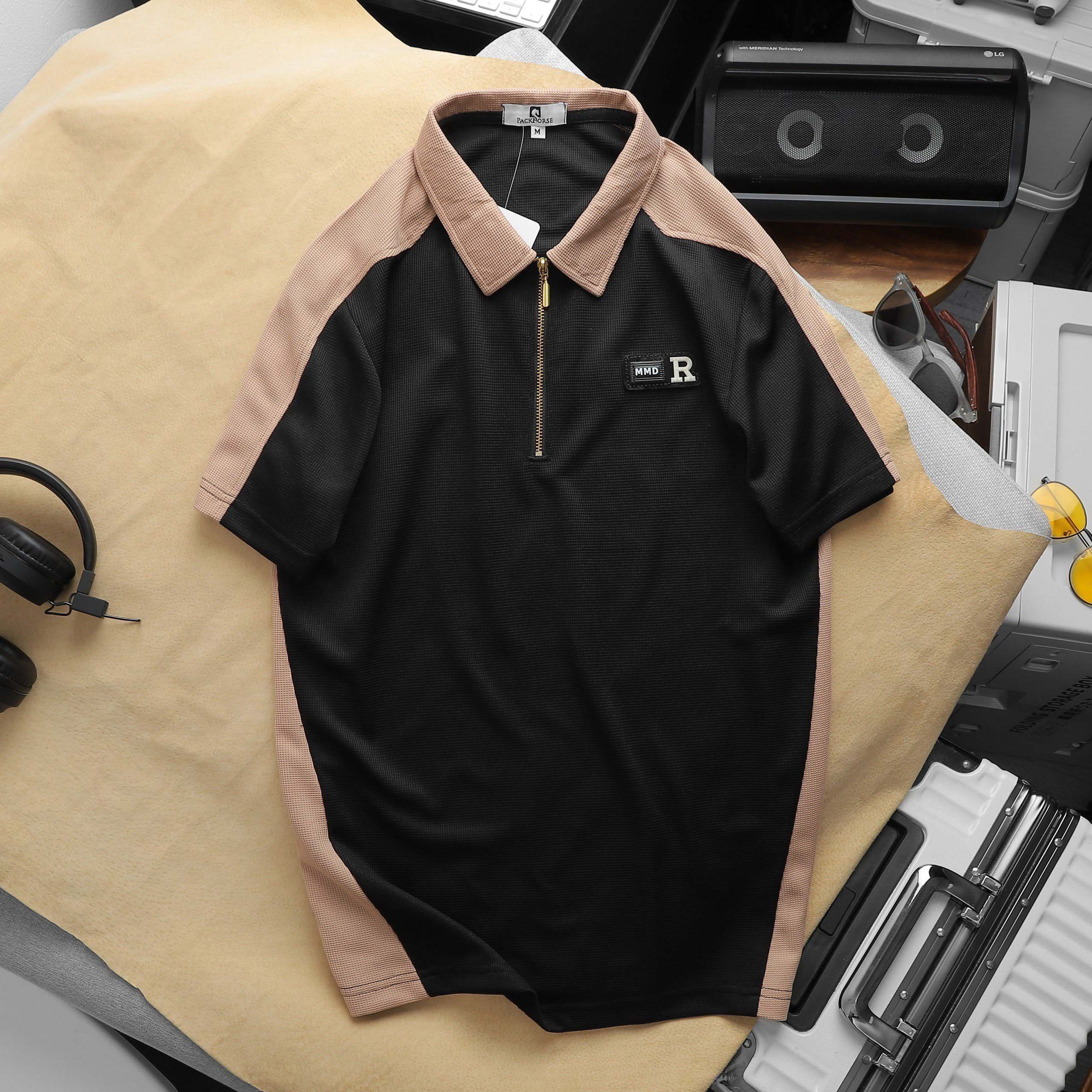 ÁO POLO NAM – TOTODAY – MULTICOLOR RIB COLLAR